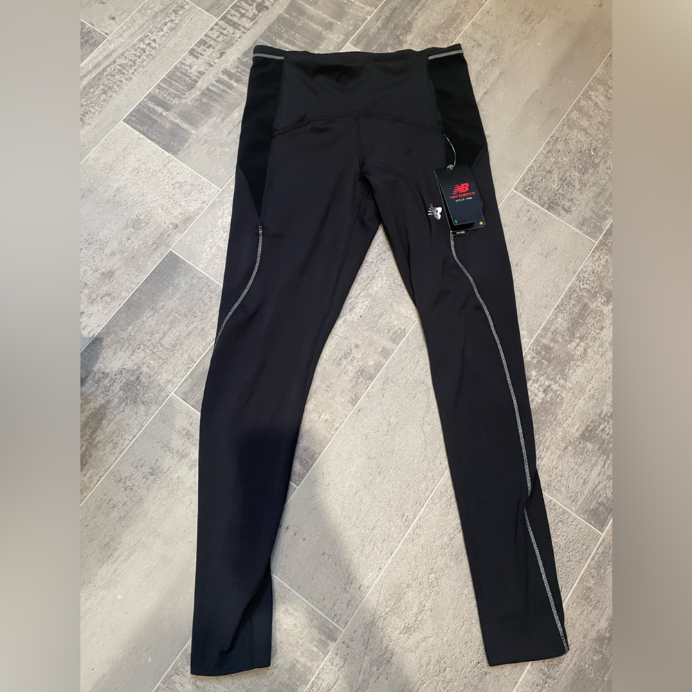 New Balance Black Mid Rise Tight